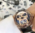 Corum Bubble 47 Flying Tourbillon Rose Gold Tattoo Wristwatch Replica Corum Watches